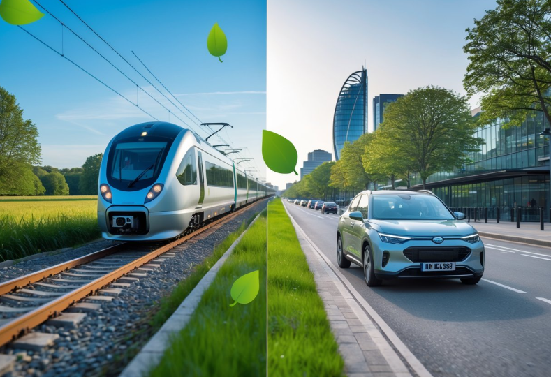 Carbon-Footprint Math: Train vs. Ride-Share for LHR Compared for Sustainable Travel